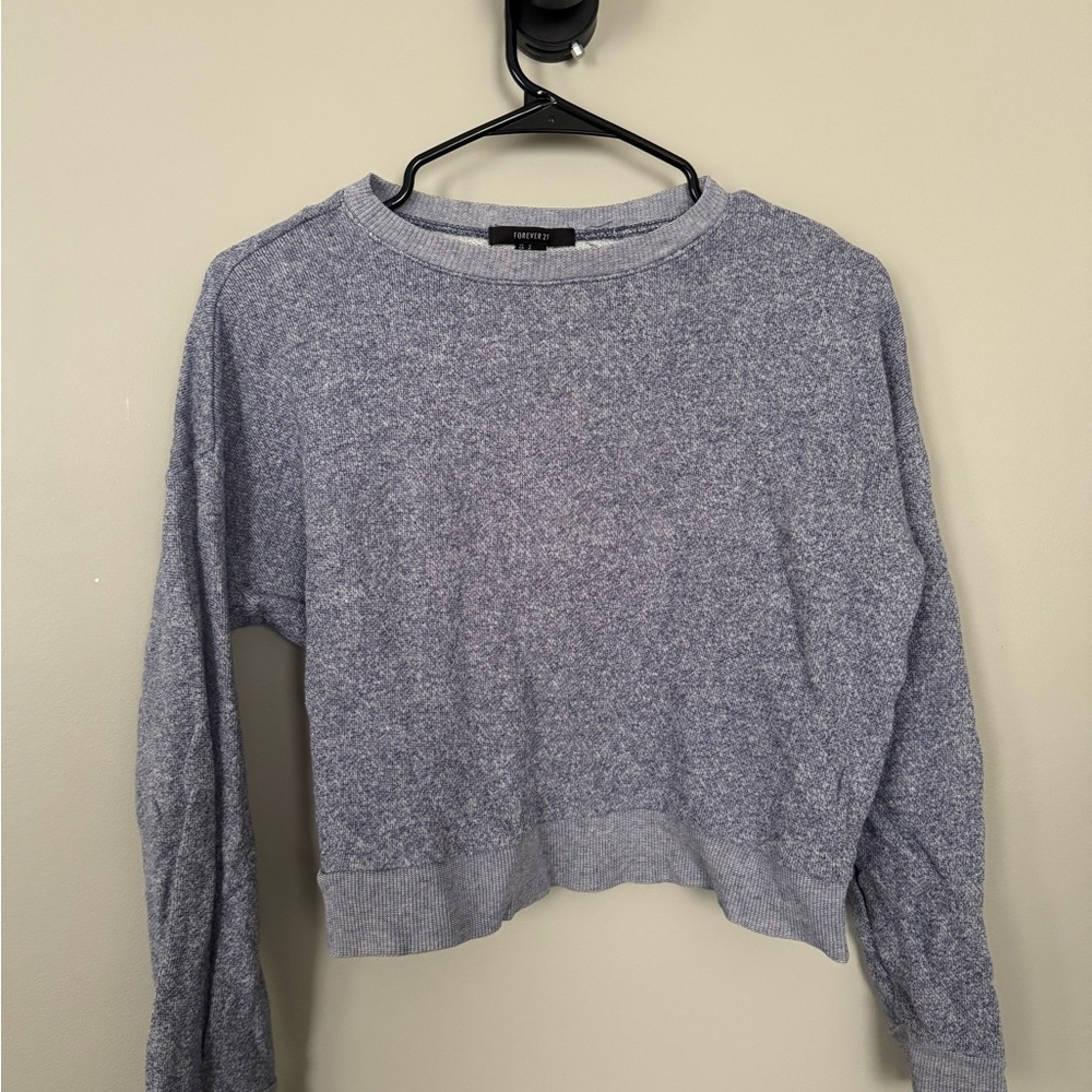 Forever 21 Heather Gray Knit Top